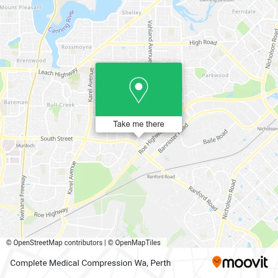 Complete Medical Compression Wa map