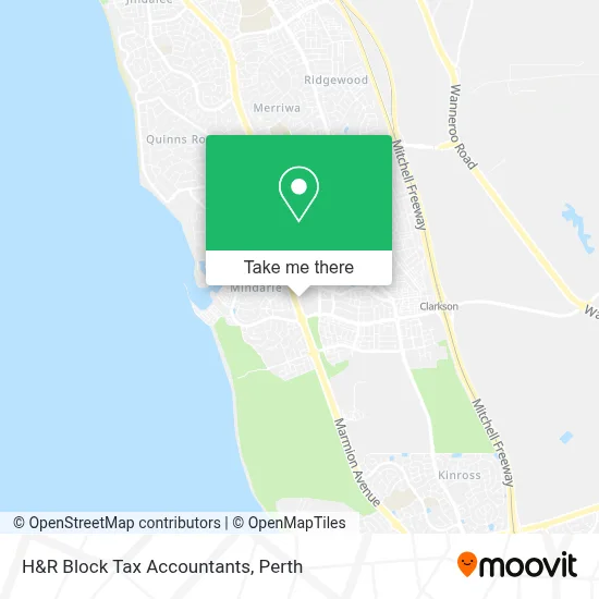 Mapa H&R Block Tax Accountants