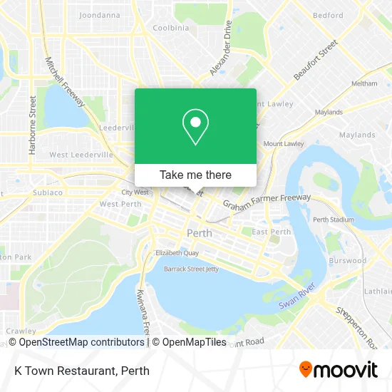 Mapa K Town Restaurant