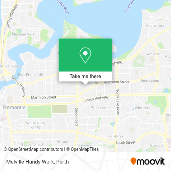 Mapa Melville Handy Work