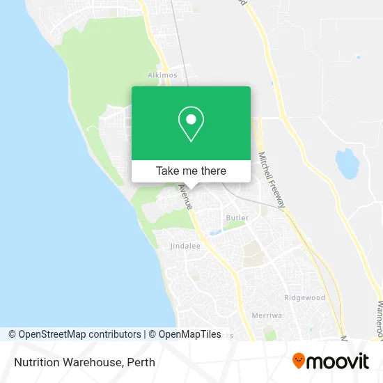 Mapa Nutrition Warehouse
