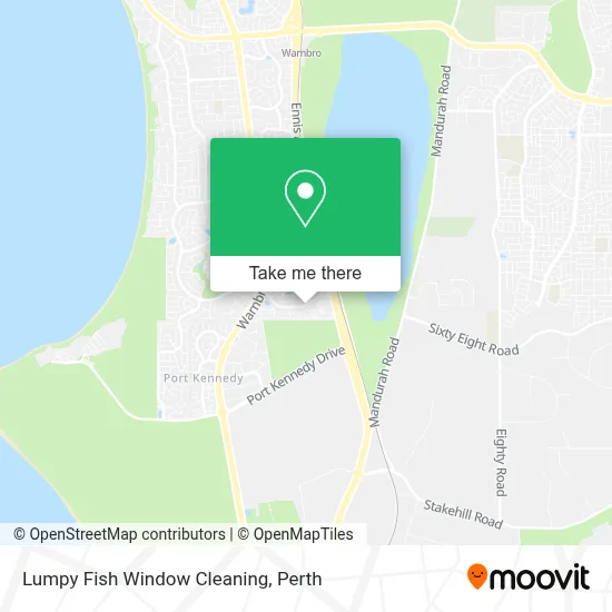 Mapa Lumpy Fish Window Cleaning