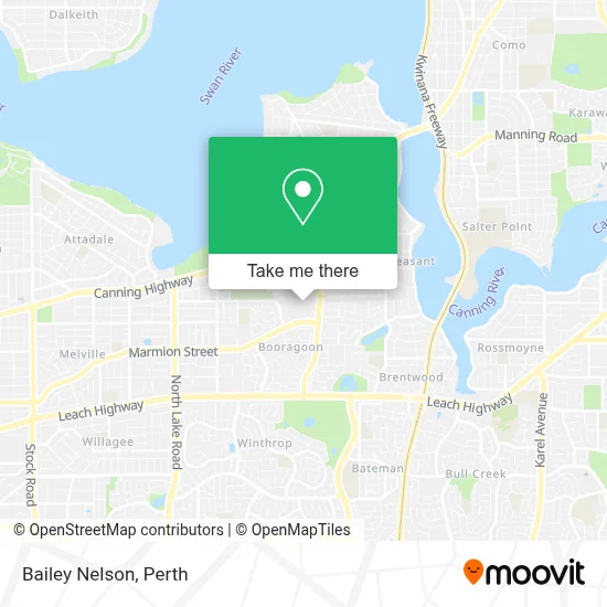 Mapa Bailey Nelson