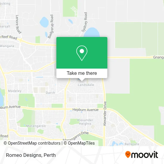 Romeo Designs map