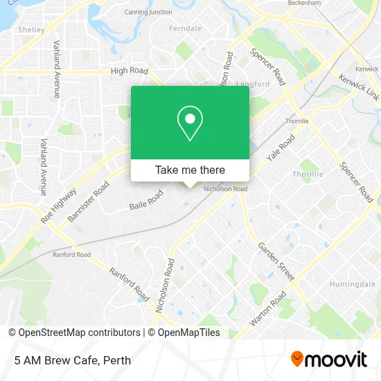 Mapa 5 AM Brew Cafe