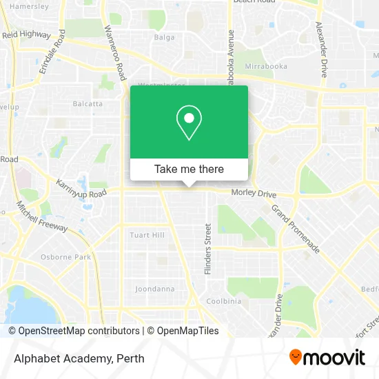 Mapa Alphabet Academy