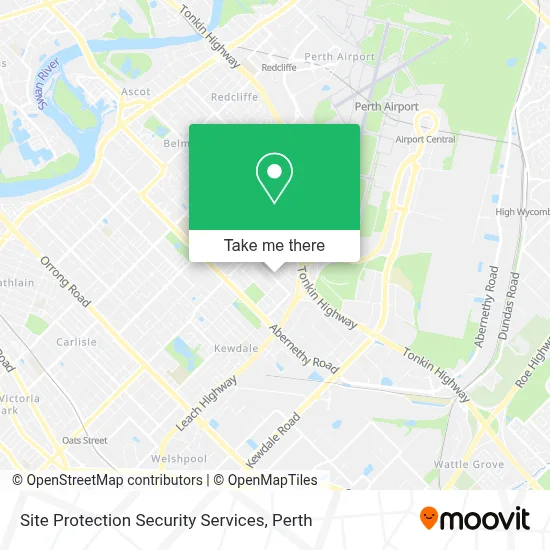 Site Protection Security Services map
