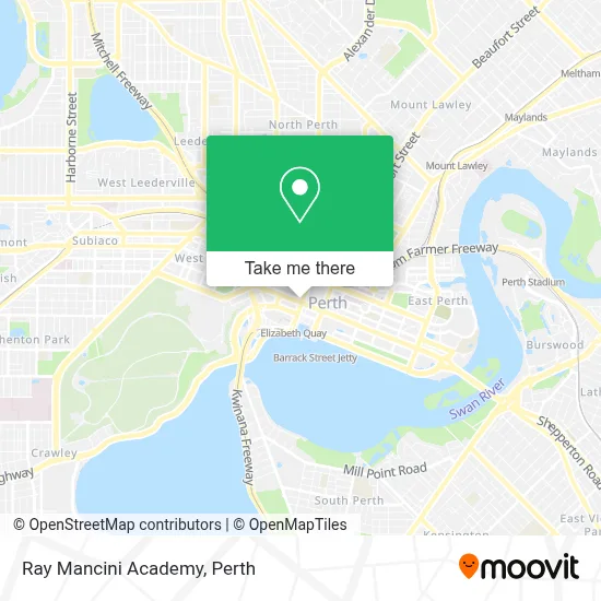 Mapa Ray Mancini Academy