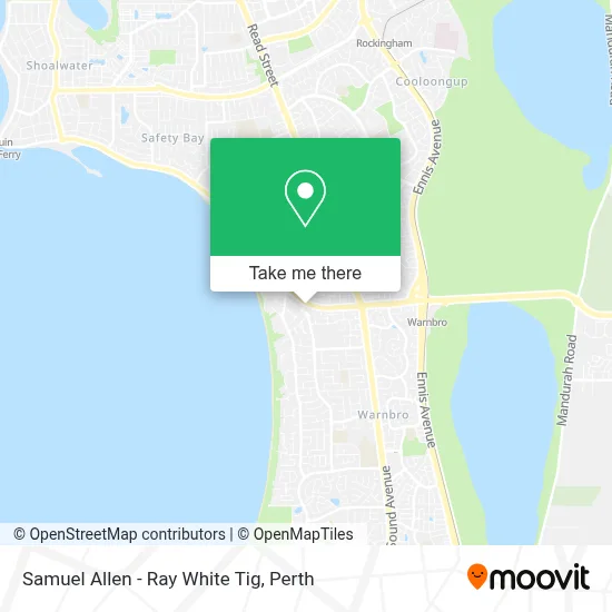 Mapa Samuel Allen - Ray White Tig