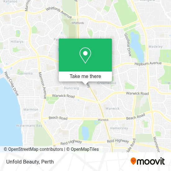 Mapa Unfold Beauty
