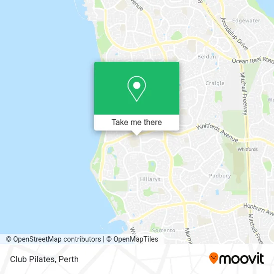 Mapa Club Pilates