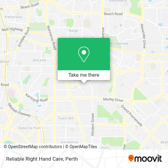 Mapa Reliable Right Hand Care
