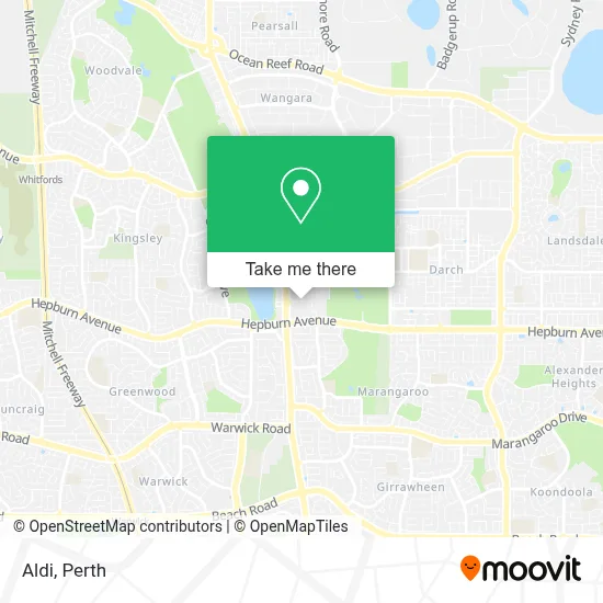Mapa Aldi