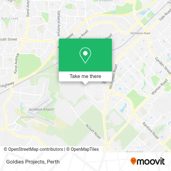 Mapa Goldies Projects