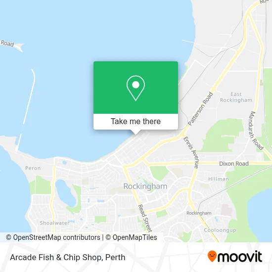Arcade Fish & Chip Shop map