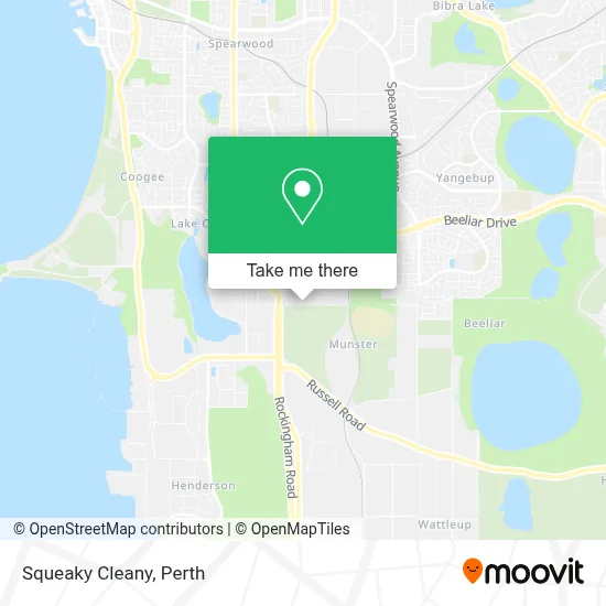 Mapa Squeaky Cleany