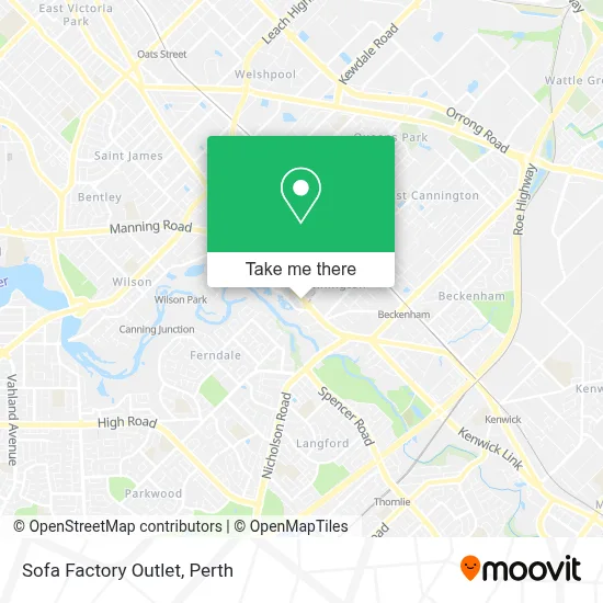 Sofa Factory Outlet map