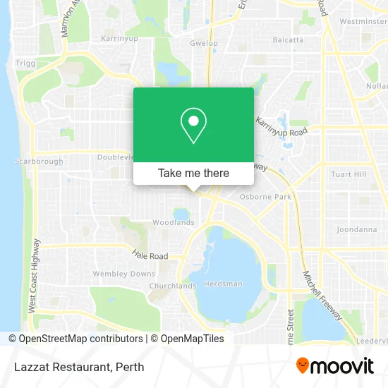 Mapa Lazzat Restaurant