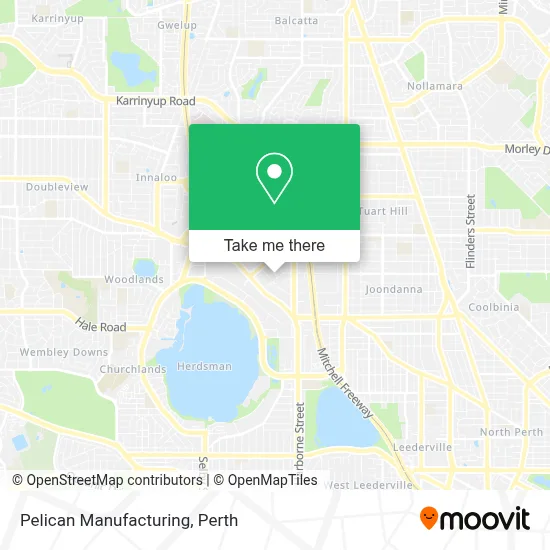 Mapa Pelican Manufacturing