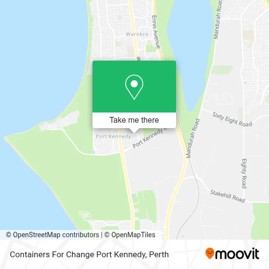 Containers For Change Port Kennedy map