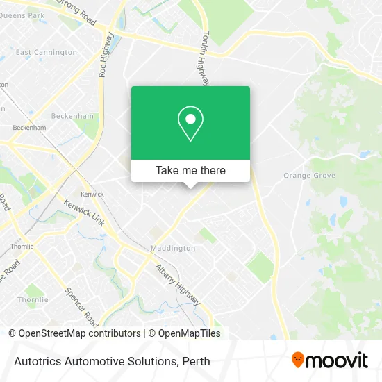 Mapa Autotrics Automotive Solutions
