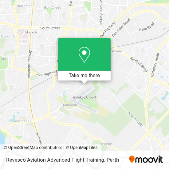 Mapa Revesco Aviation Advanced Flight Training