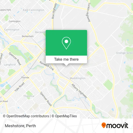 Mapa Meshstore
