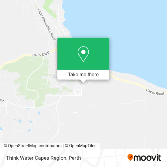 Mapa Think Water Capes Region