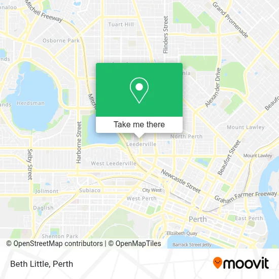 Mapa Beth Little