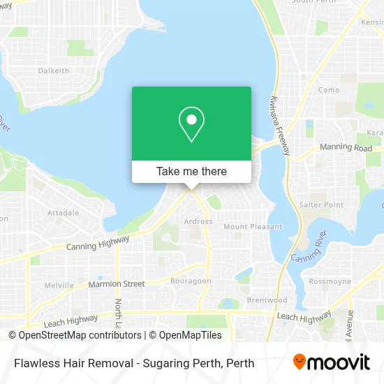 Mapa Flawless Hair Removal - Sugaring Perth