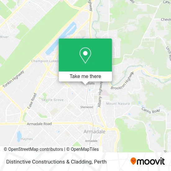 Mapa Distinctive Constructions & Cladding