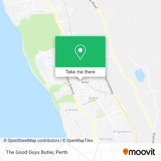 Mapa The Good Guys Butler