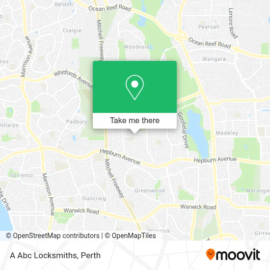 Mapa A Abc Locksmiths