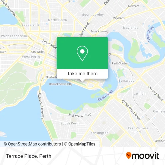 Mapa Terrace Place