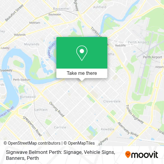 Signwave Belmont Perth: Signage, Vehicle Signs, Banners map