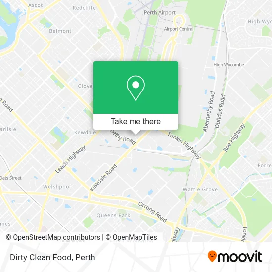 Mapa Dirty Clean Food