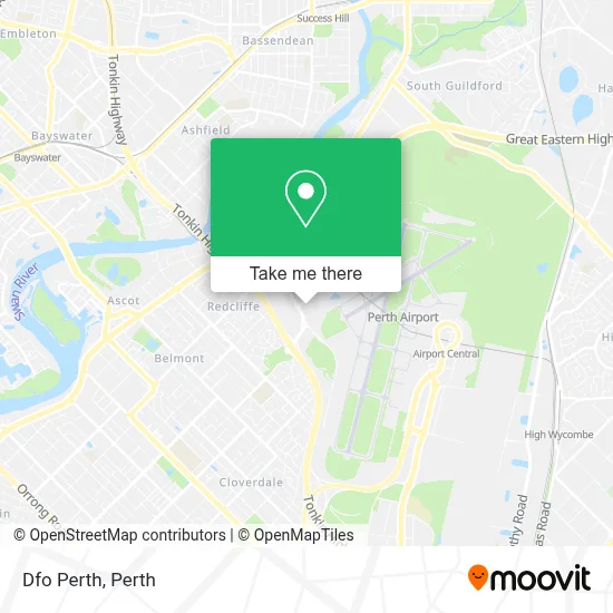 Mapa Dfo Perth