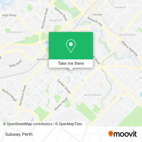 Mapa Subway