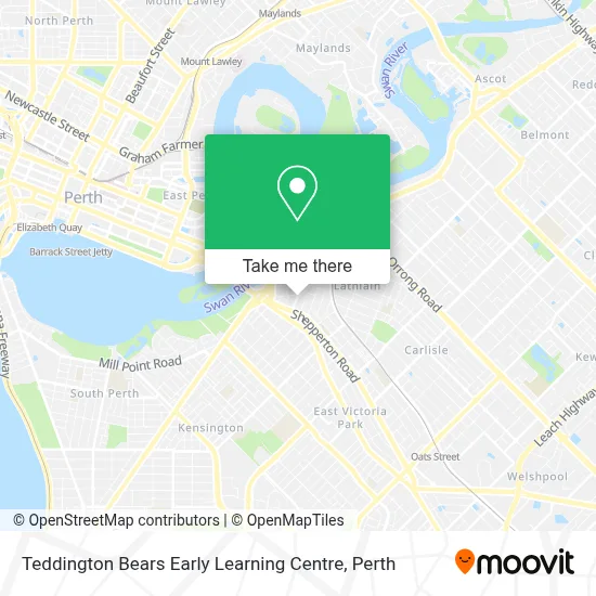 Mapa Teddington Bears Early Learning Centre