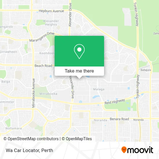 Mapa Wa Car Locator