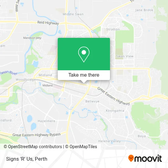 Mapa Signs 'R' Us