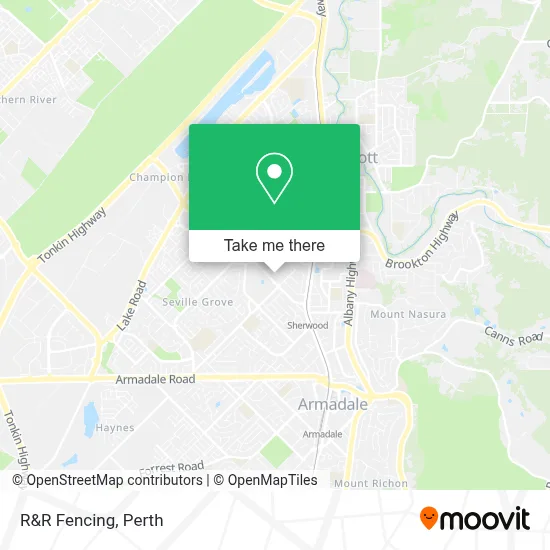 Mapa R&R Fencing