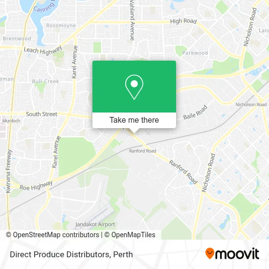 Direct Produce Distributors map