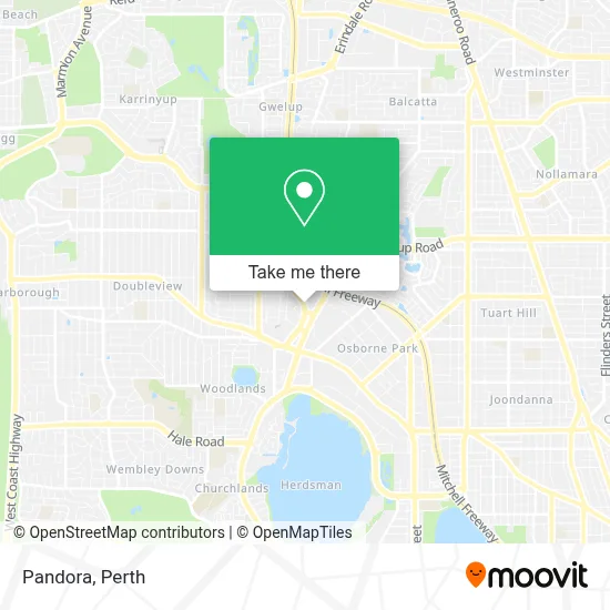 Mapa Pandora
