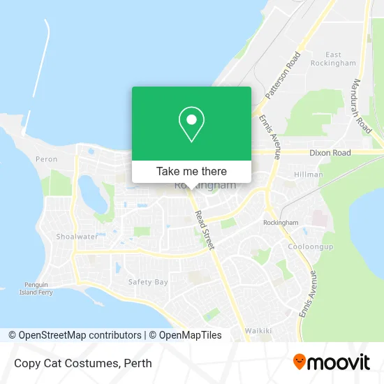 Copy Cat Costumes map