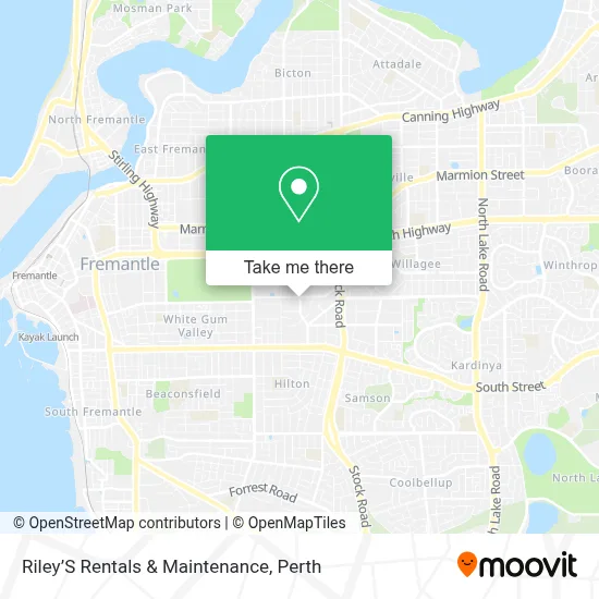 Mapa Riley’S Rentals & Maintenance