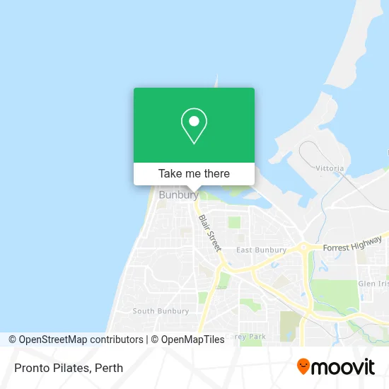 Pronto Pilates map