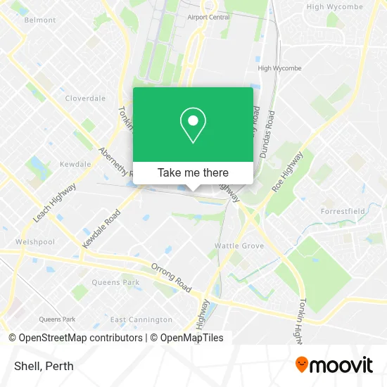 Mapa Shell