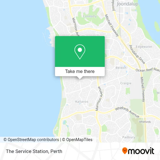 Mapa The Service Station