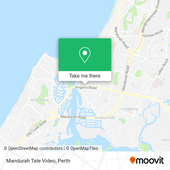 Mapa Mandurah Tele Video
